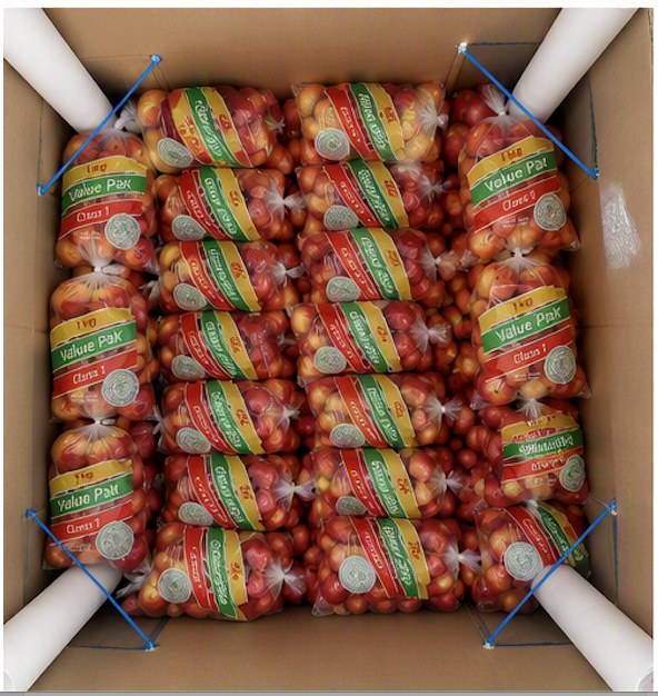 Value Paks packed and braced inside a shipping carton
